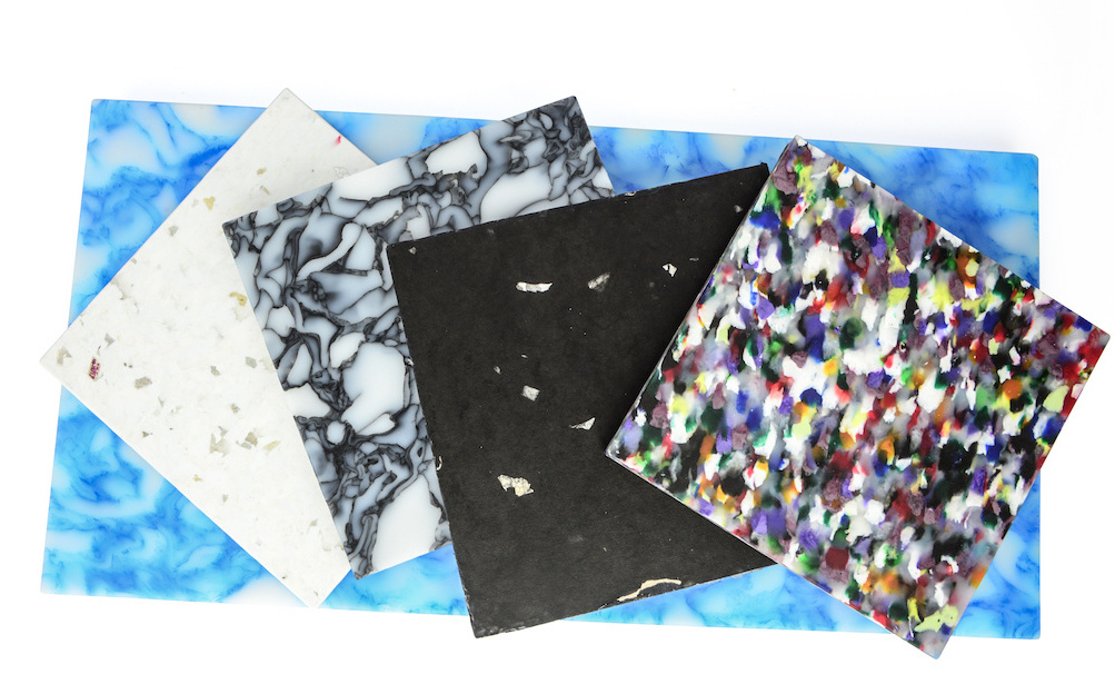 double colour Recycled material HDPE plastic sheet