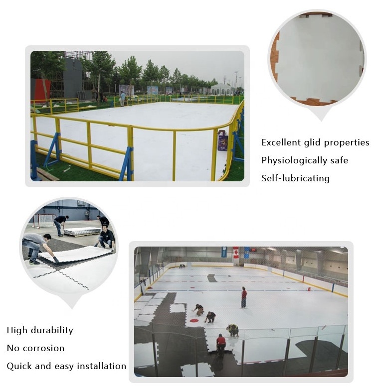 portable custom size backyard hockey rink roller skating rink floor