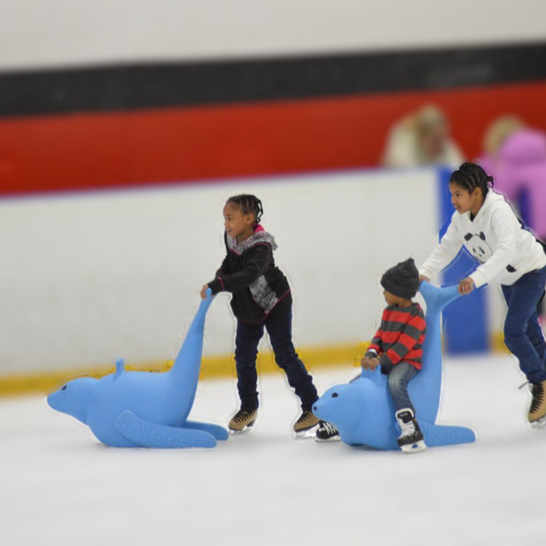 Synthetic Ice Hockey Training Skating Puzzle Tiles Aid