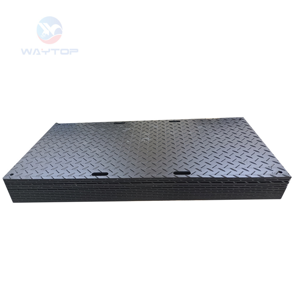 Oil drilling rig safety grip rig mats/Shallow well drilling rig/Plastic ground mat