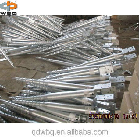 New Design Galvanized Earth Ground Helical Screw For All Common Dimension Of Wood Beams