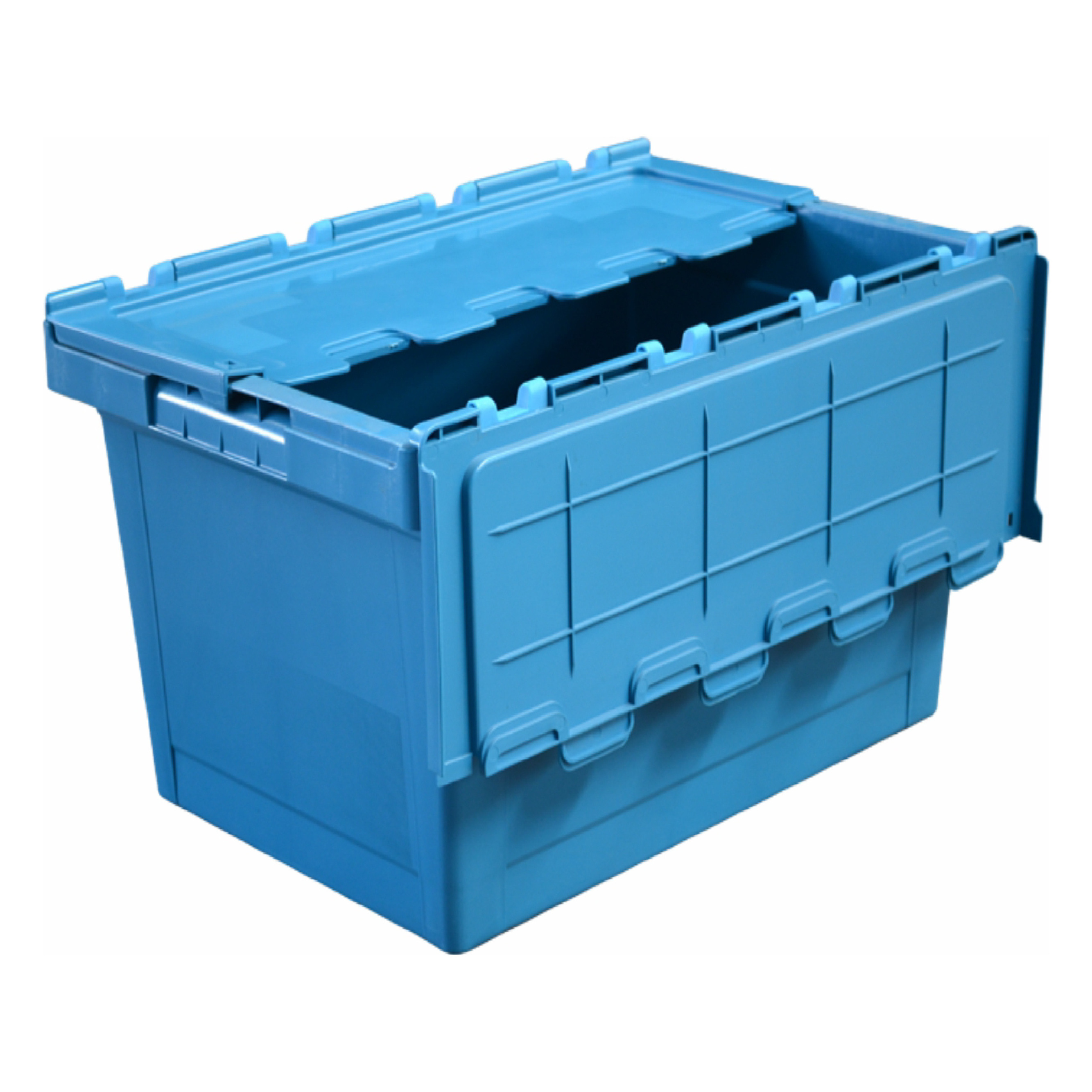 Special Promotion Heavy Duty Stackable Plastic Turnover Mobile Crate Collapsible Container Lid Logistics Box