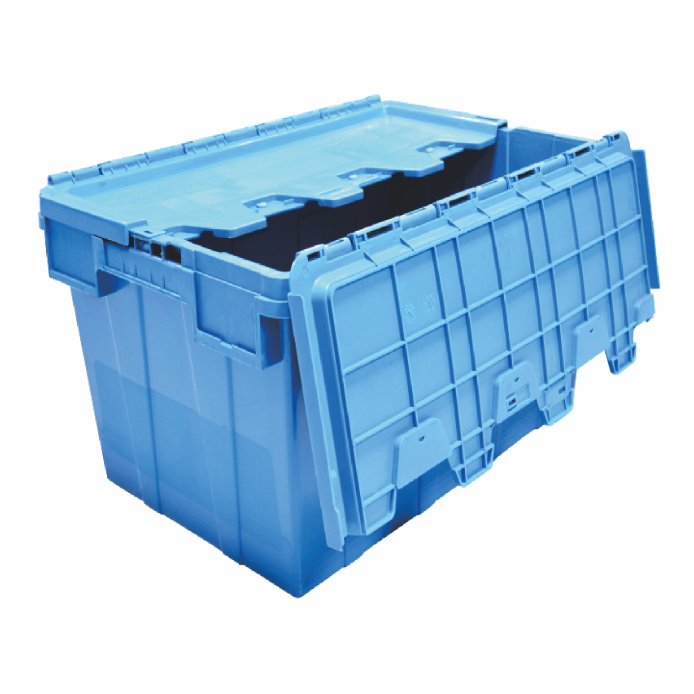 Special Promotion Heavy Duty Stackable Plastic Turnover Mobile Crate Collapsible Container Lid Logistics Box