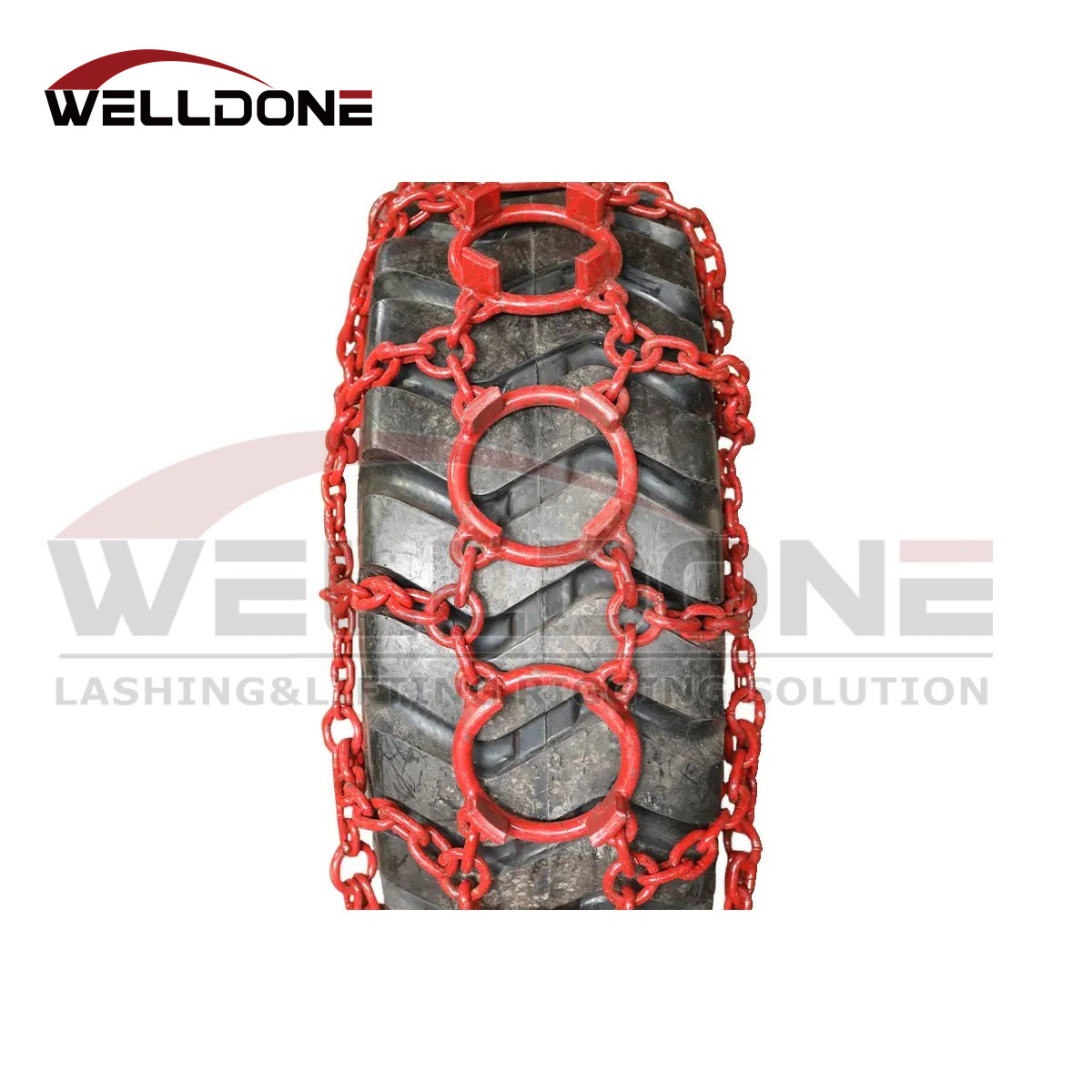 Alloy steel heavy duty forestry skidder tight ring tire protection snow chain