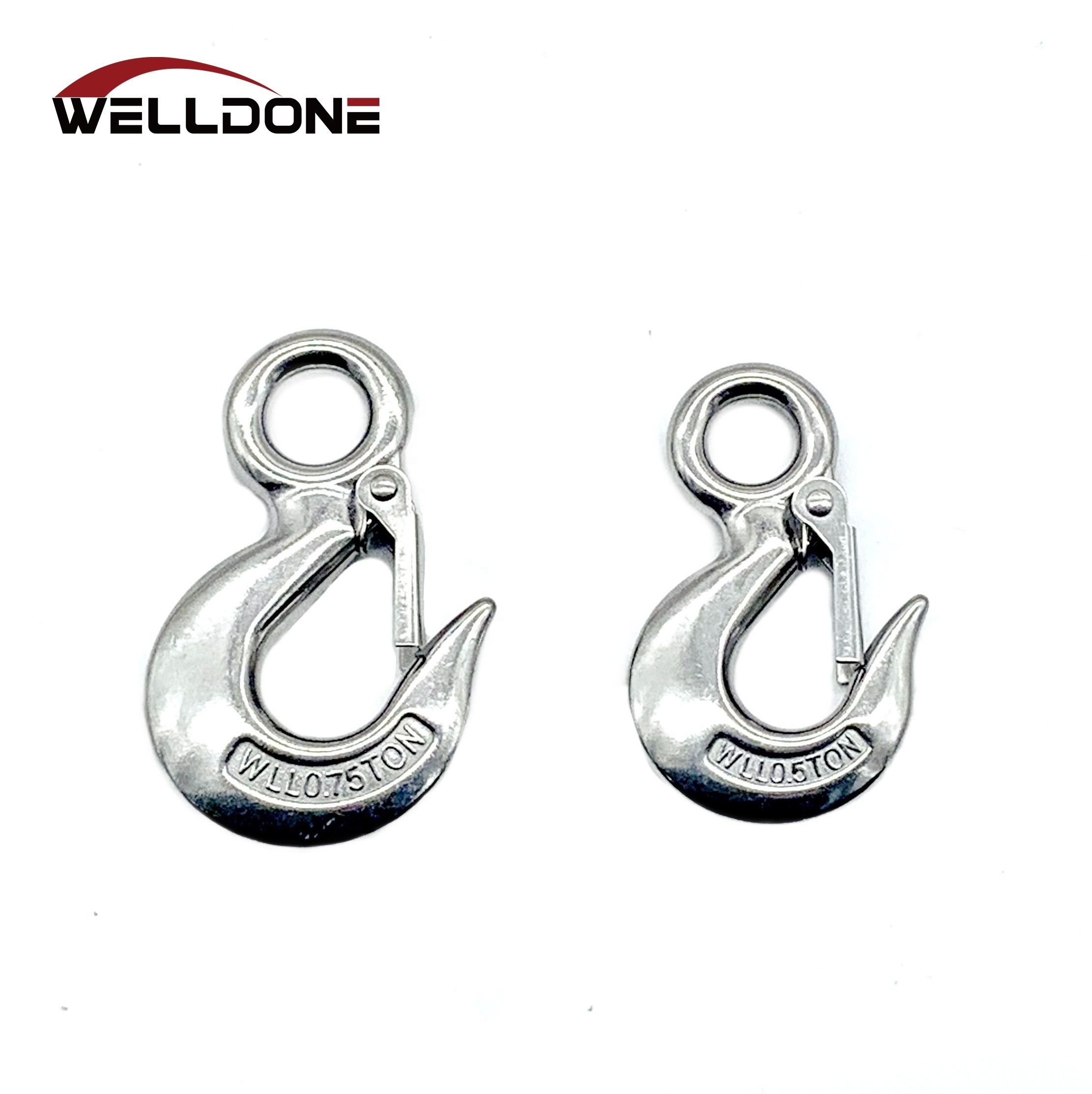 304 Stainless Steel US Type S320 Crane Lifting Eye Hook with Latch