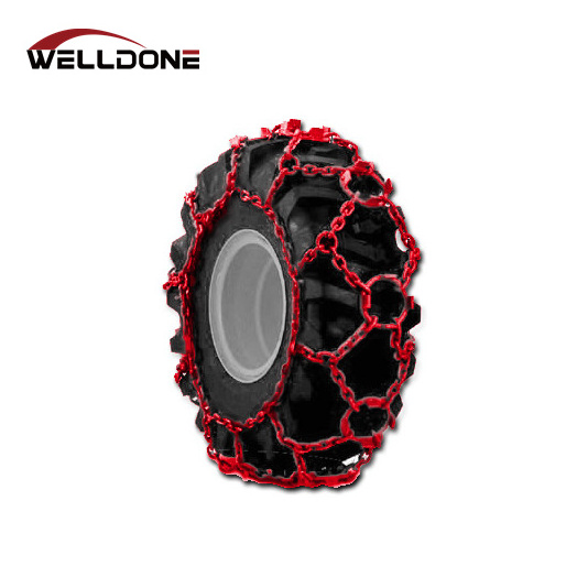 Alloy steel heavy duty forestry floating ring skidder chain tire anti-slip snow chain