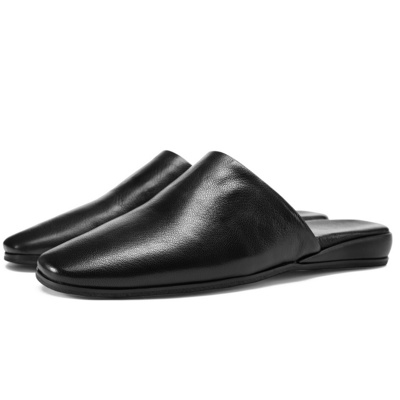 2022 Men Outdoor Half Slippers Business Dress Slip-On Casual Genuine Leather Shoes Wholesale