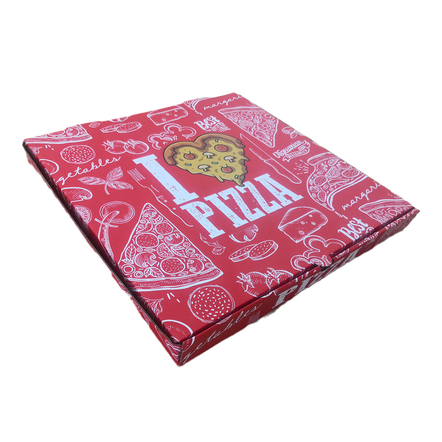 Wholesale 33 35 CM 30 40 9 Inch Burger Package Carton Supplier Custom Design Printed Pink Pizza Boxes With Logo