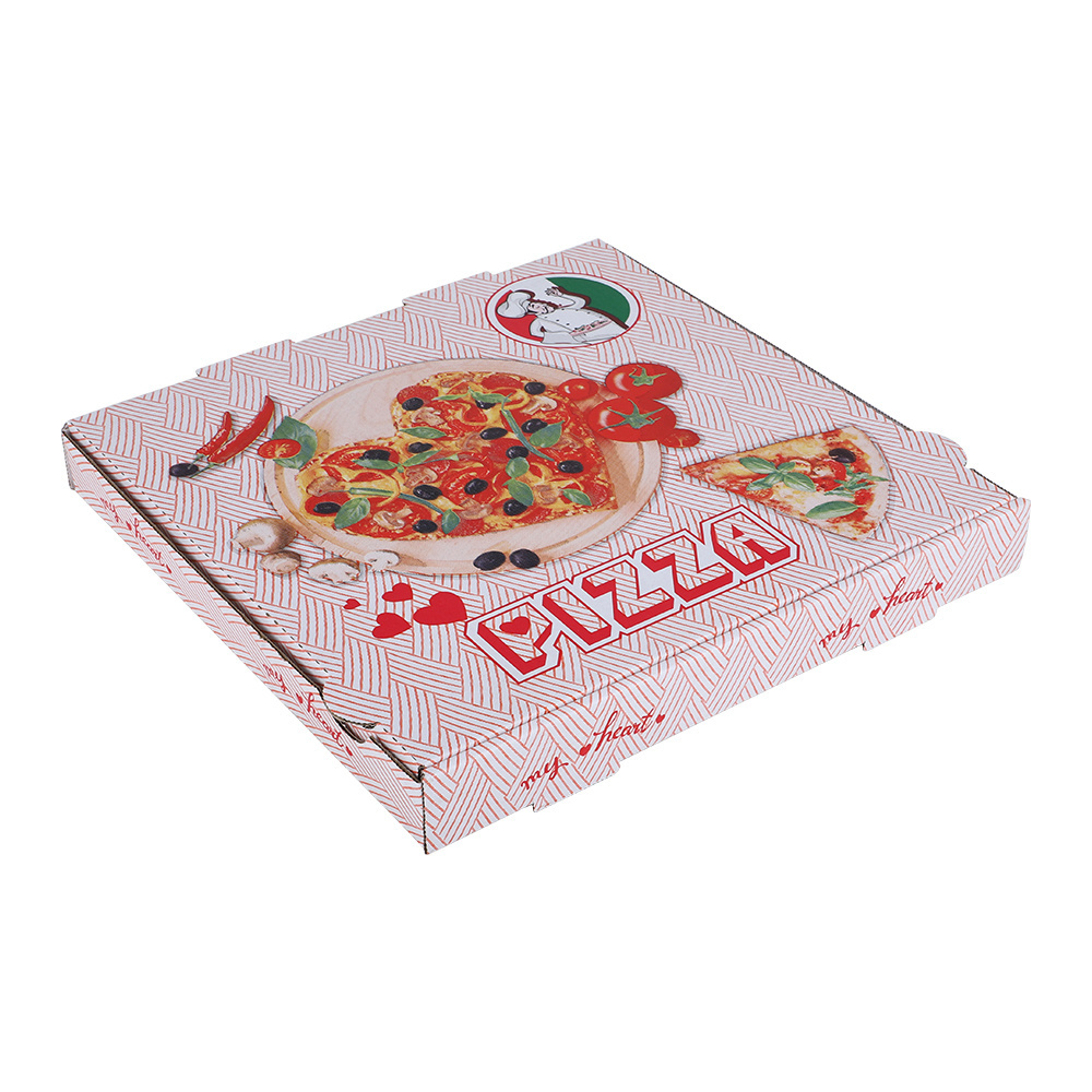 Wholesale 33 35 CM 30 40 9 Inch Burger Package Carton Supplier Custom Design Printed Pink Pizza Boxes With Logo