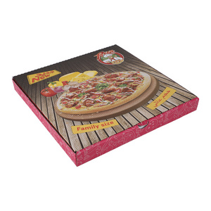 Wholesale Custom Logo Printing White Corrugated Pizza Packing 9 12 14 16 inch Custom Logo Pizza Boxes