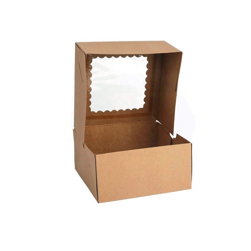 packaging donut box customised wax coated paper donut pastry cake cookie bread packaging boxes