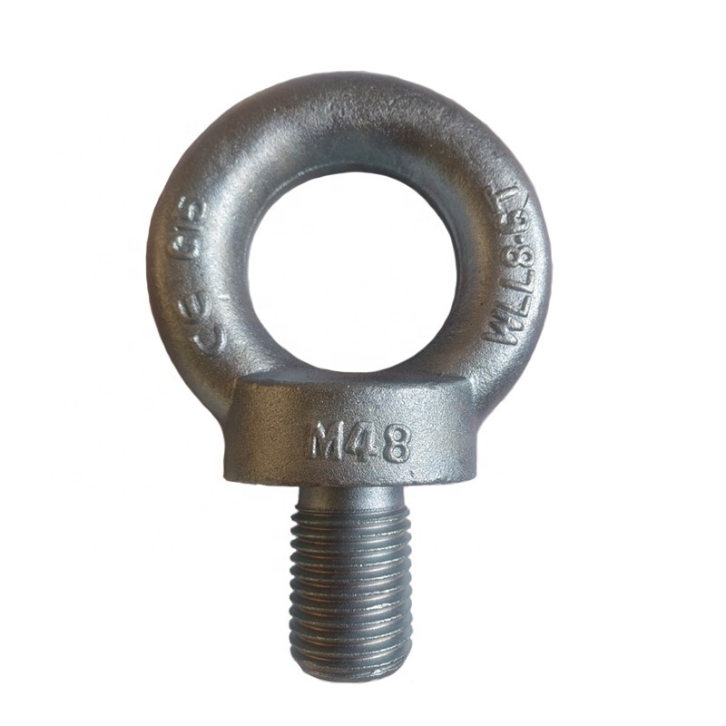 Factory supply galvanized drop forged DIN580 lifting eye bolts screw