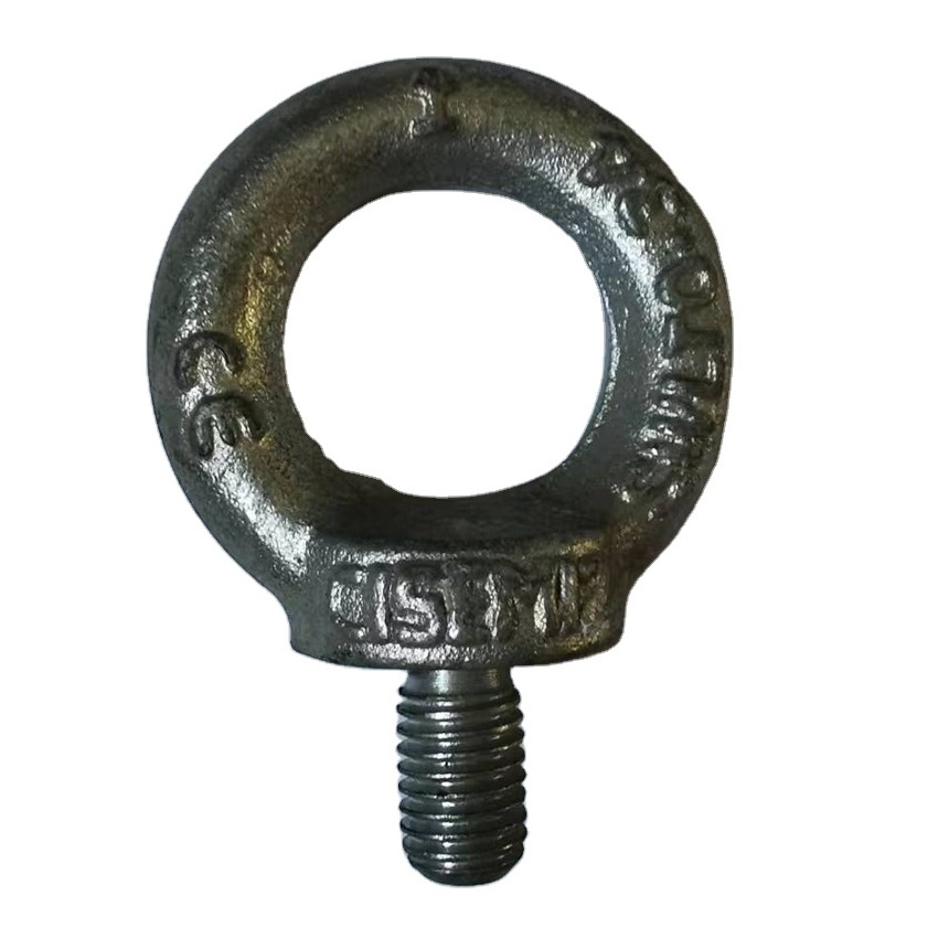 Factory supply galvanized drop forged DIN580 lifting eye bolts screw