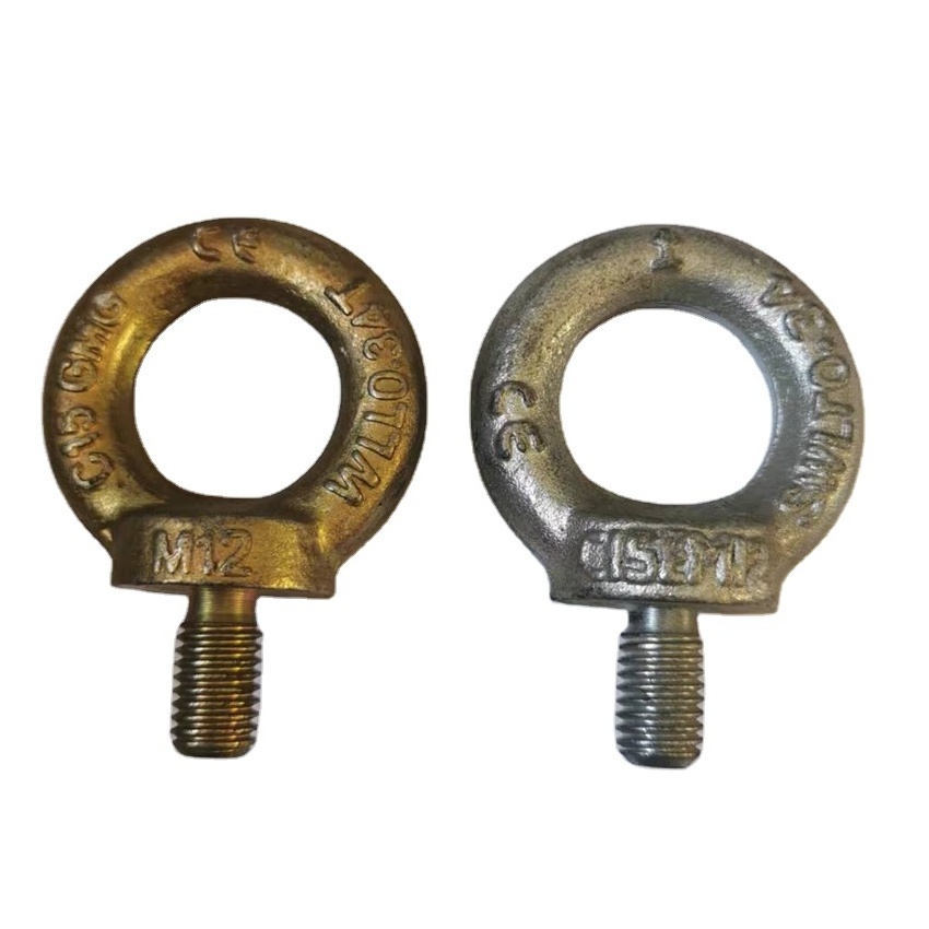 Factory supply galvanized drop forged DIN580 lifting eye bolts screw