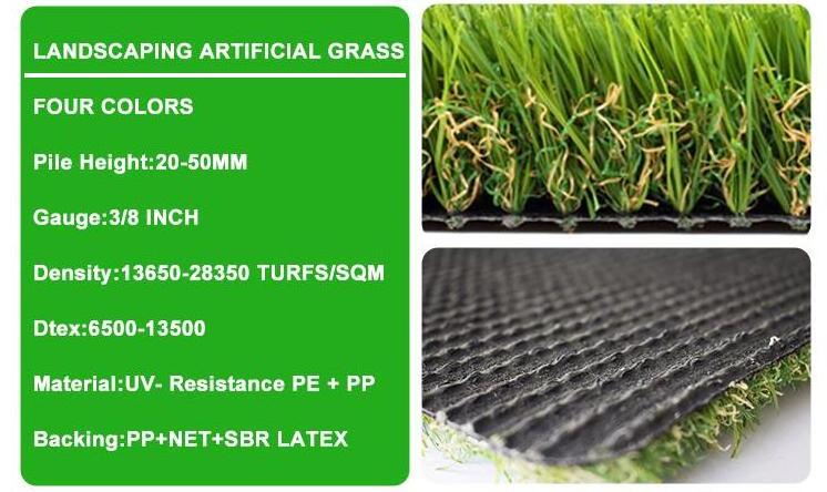 Artificial Grass Lawn Turf Grass Paint Lawn 5-10 Years 6000-14000 D 10-50mm CN;SHN PP+PE Pp+net+sbr Latex Xihy