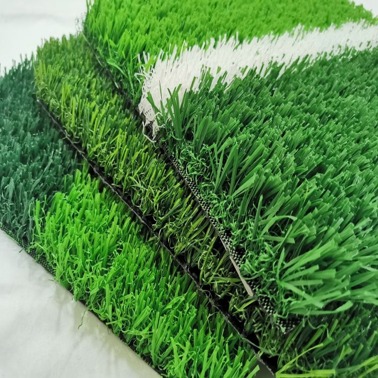 Customized Non-infill Synthetic Football 30mm Non Infill Artificial Turf Soccer Grass