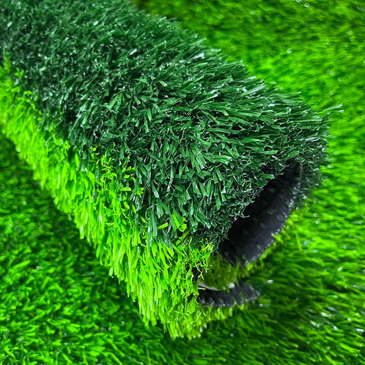 Customized Non-infill Synthetic Football 30mm Non Infill Artificial Turf Soccer Grass