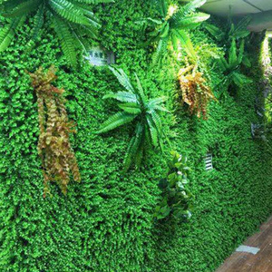 40x60cm UV- proof vertical garden outdoor plant green wall foliage decoration backdrop panel green artificial grass wall