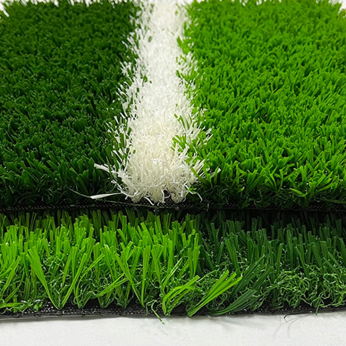 Customized Non-infill Synthetic Football 30mm Non Infill Artificial Turf Soccer Grass