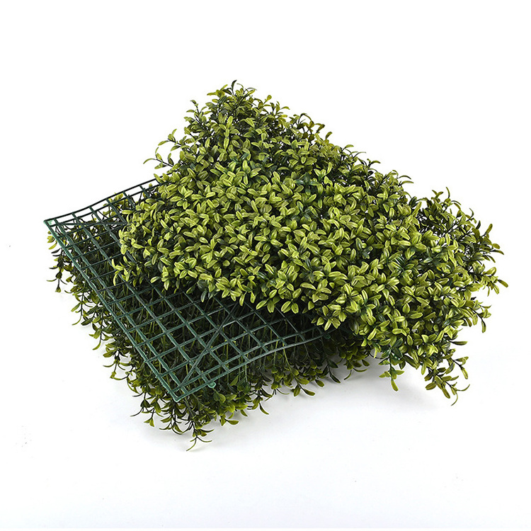 Free size artificial boxwood hedge boxwood panels for vertical garden decoration