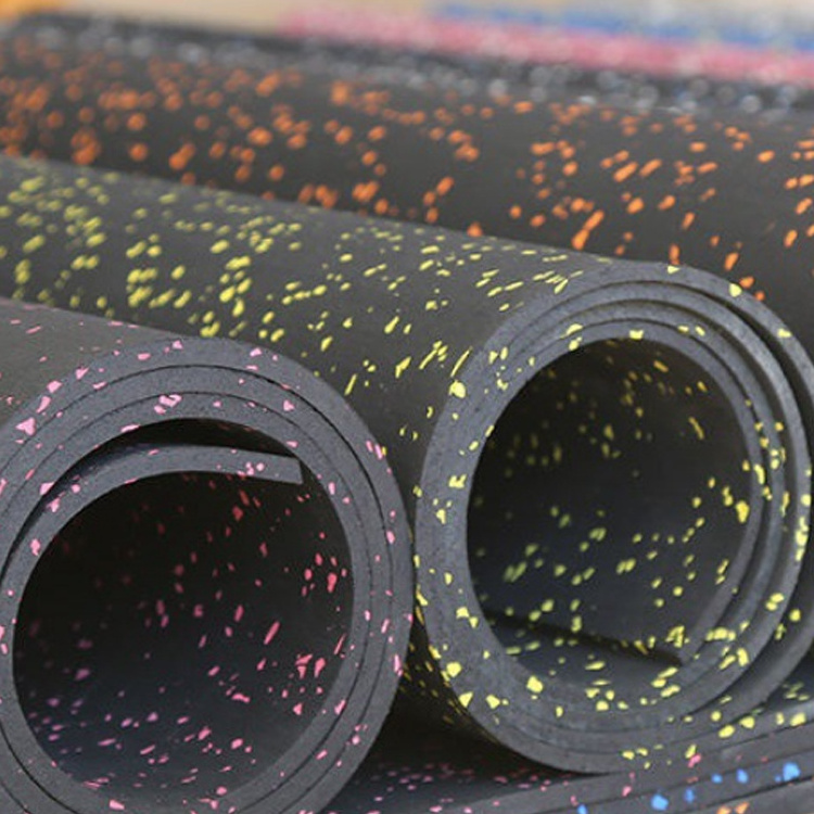 20mm Acoustic gym flooring rubber mat roll