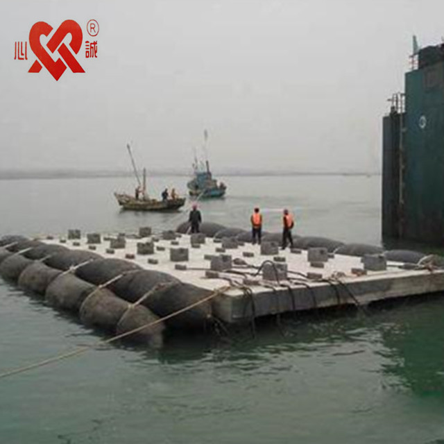 Professional ship equipment floating rubber Salvage airbag pontoon used for ship launching and lifting