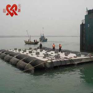 Professional ship equipment floating rubber Salvage airbag pontoon used for ship launching and lifting