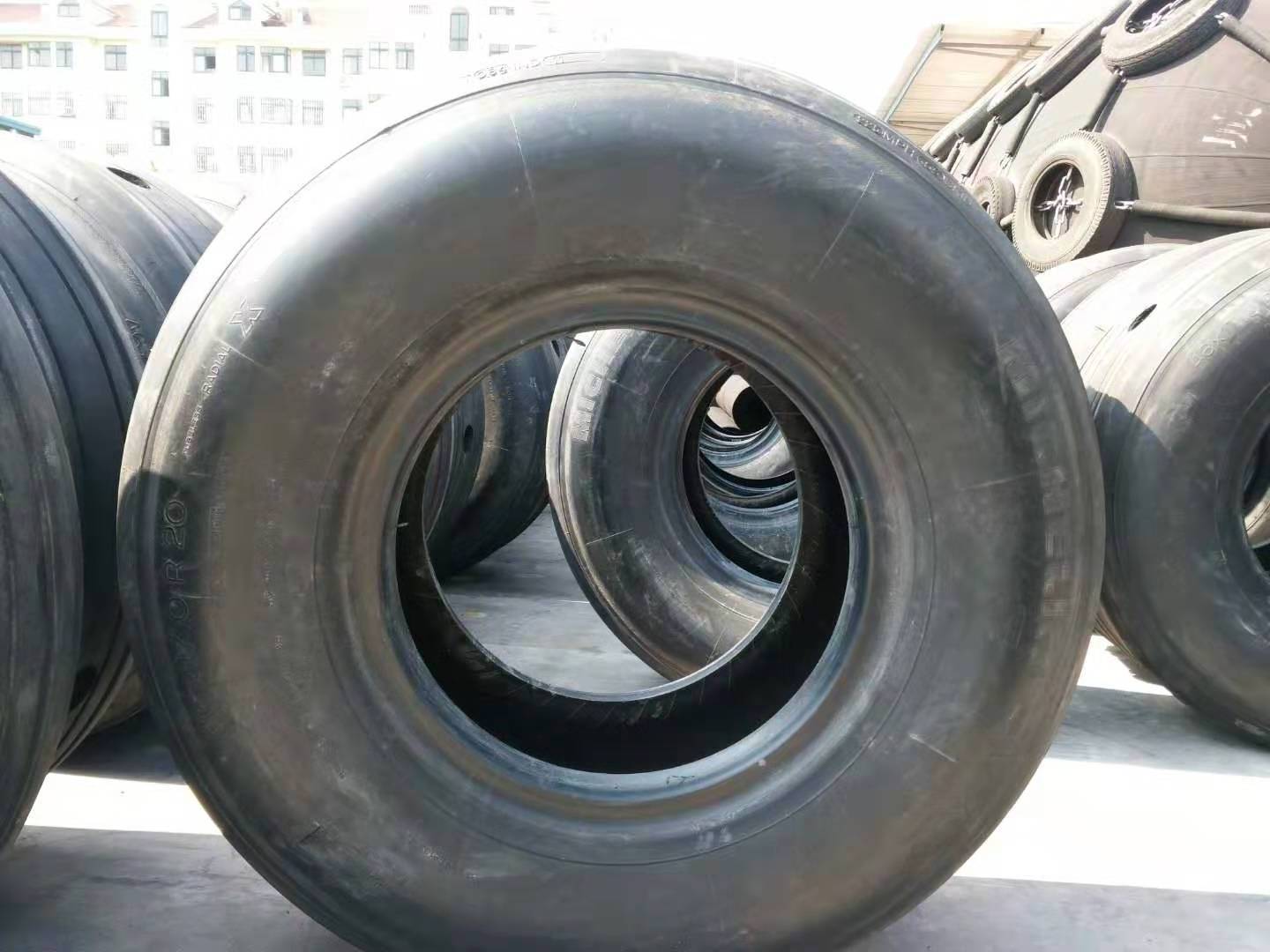 Small used aircraft tyres exported to australia