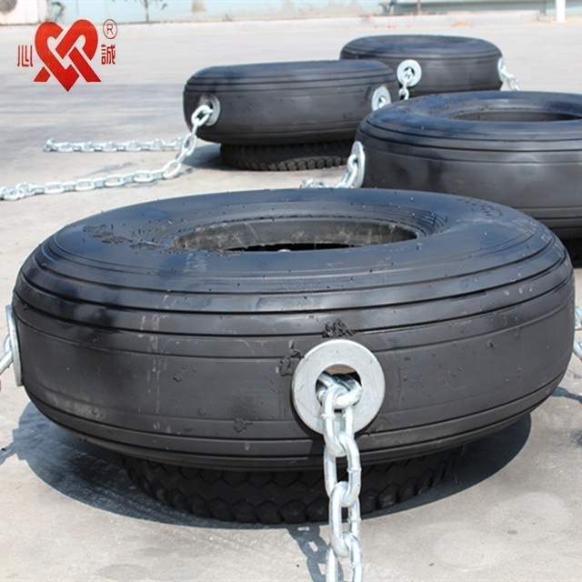 Many different sizes in stock ship rubber fender used aircraft tyre for sale