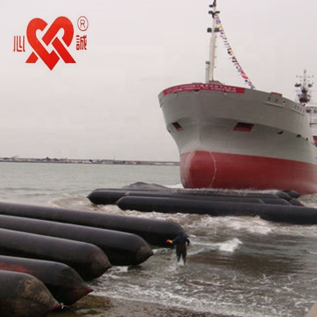 Made in China Diameter 1.2m x 8m floating pontoon marine salvage airbag for sale