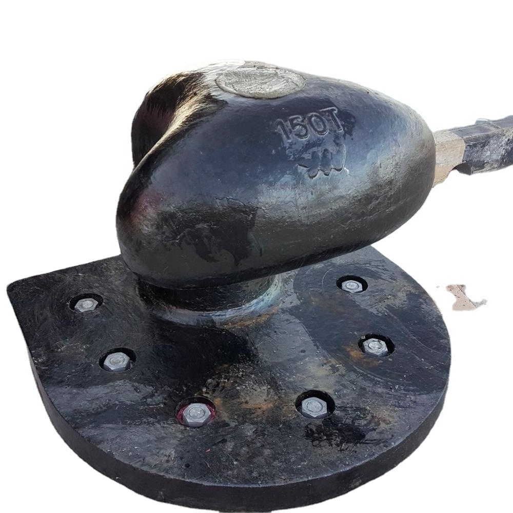 150T cast steel marine mooring dock bollard