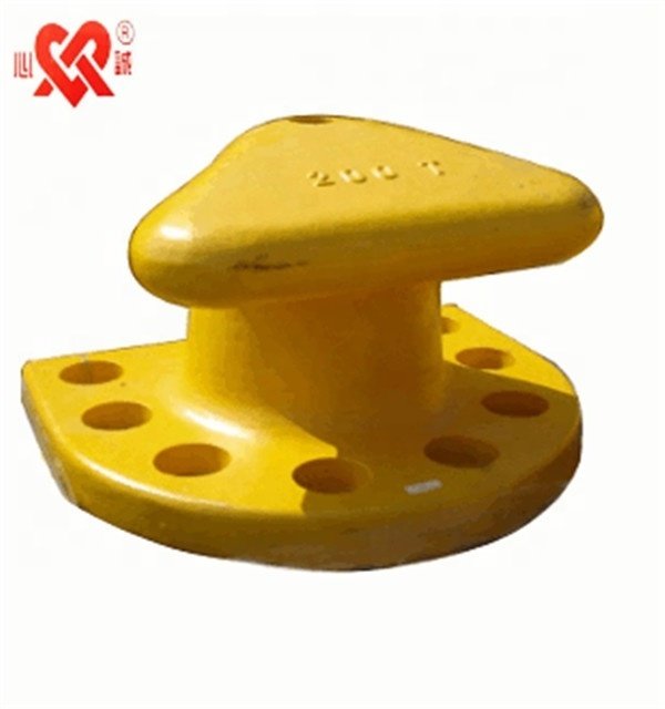 150T cast steel marine mooring dock bollard