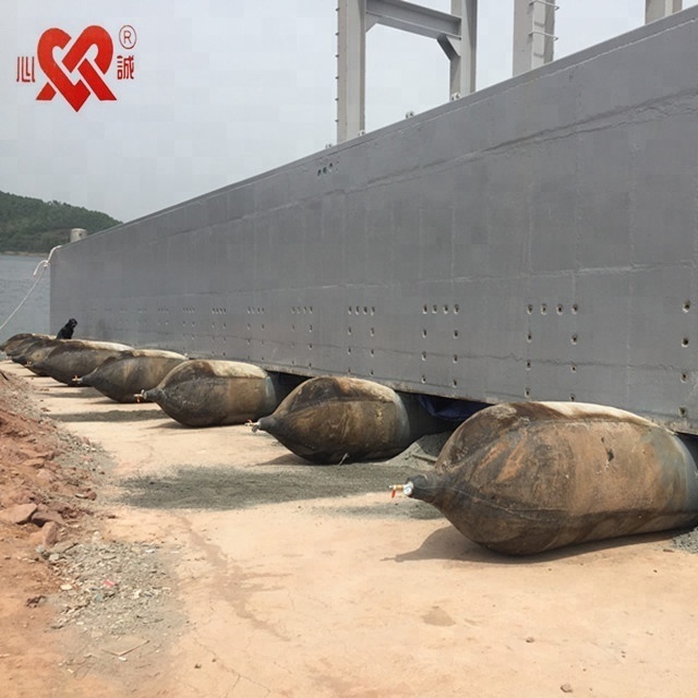 SGS certificate Barge Ship Houseboats Pontoon Tube Marine Salvage Airbag For Sale