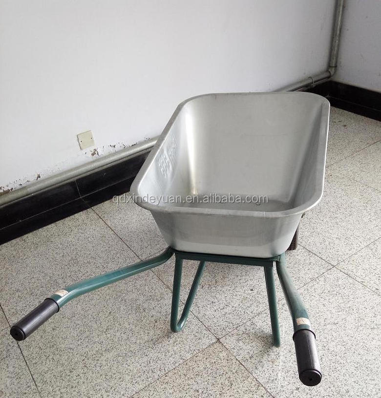 galvanized dual wheel steel construction wheelbarrow WB5009S