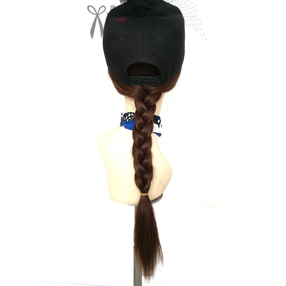 Wholesale 100% Human Remy Hair Braiding Hair Easy Band Double Drawn Hair Hat Fall Band For Women