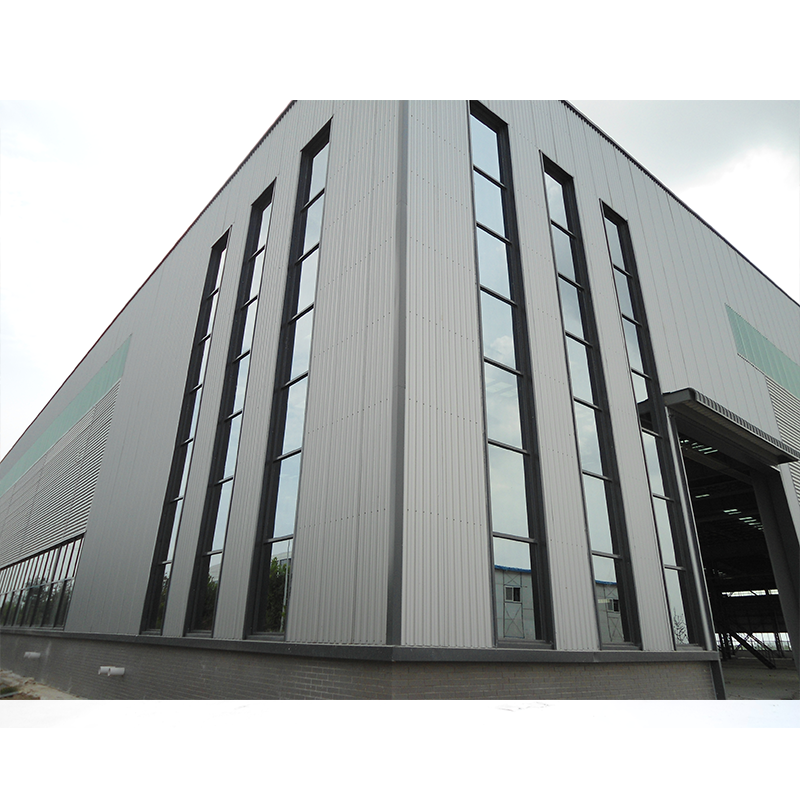 Long Span Roof and Wall Sandwich Panel Portal Space Frame Warehouse Skylight Structural Steel Building Construction