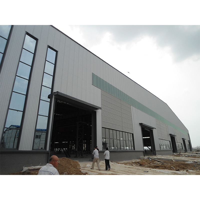 Long Span Roof and Wall Sandwich Panel Portal Space Frame Warehouse Skylight Structural Steel Building Construction