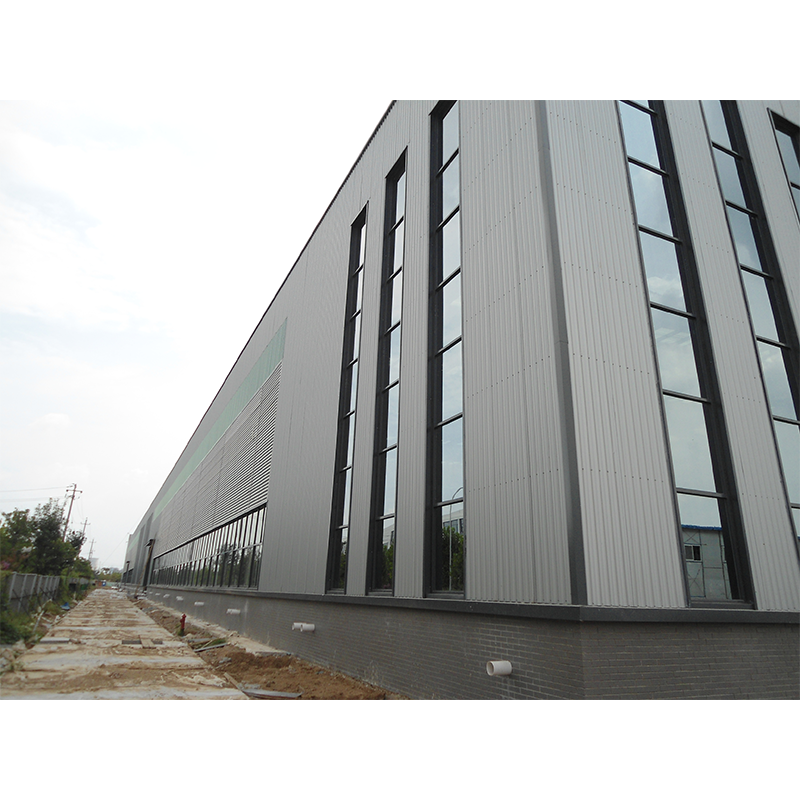 Long Span Roof and Wall Sandwich Panel Portal Space Frame Warehouse Skylight Structural Steel Building Construction