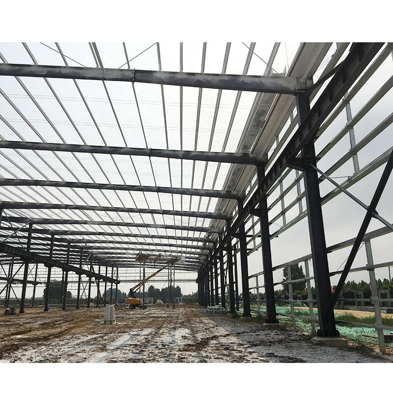 Cost effective Prefabricated steel structure stone  production   building steel structure workshop Warehouse