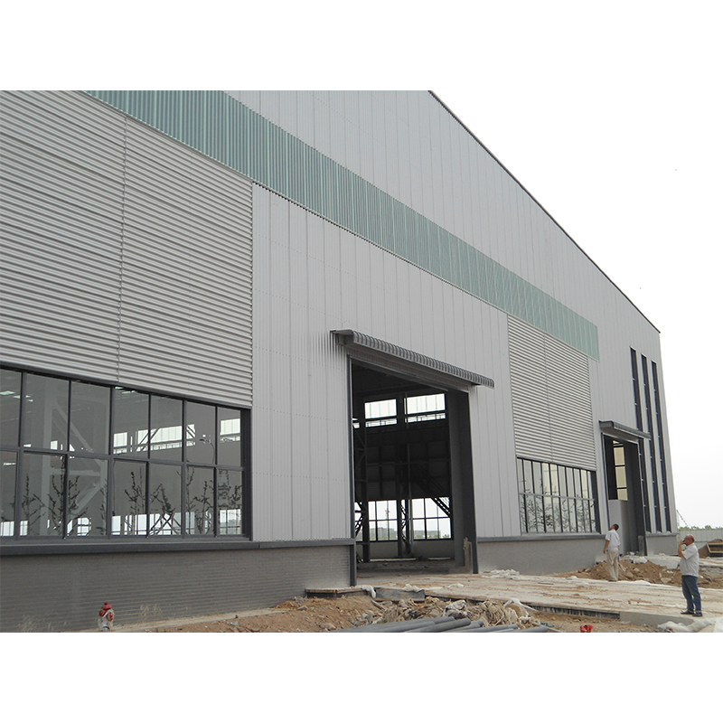 Long Span Roof and Wall Sandwich Panel Portal Space Frame Warehouse Skylight Structural Steel Building Construction