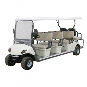 48V AC system Lithium Battery Powered  8 Seat Facing Forward Electric  Golf Cart