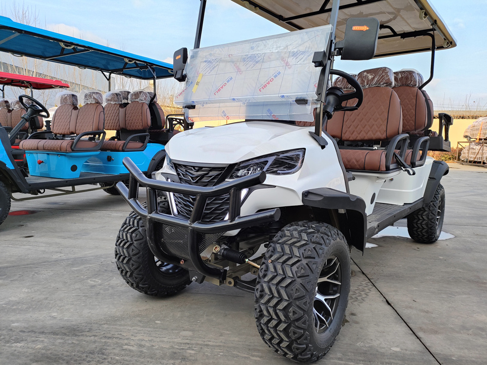 Powerful 72v Lithium 4 Stroke Engine Golf Carts 4x4 High Quality Four-Wheel Drive Golf Cart