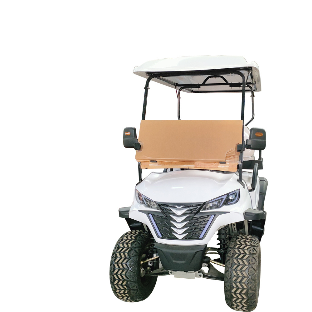 Electric Lifted Golf Cart 2 4 6 8 Seats Gas Off Road Club Car for Sale Blue black Custom Free Design