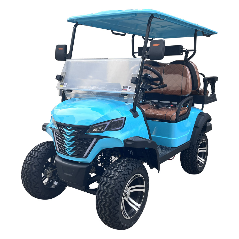 Powerful 72v Lithium 4 Stroke Engine Golf Carts 4x4 High Quality Four-Wheel Drive Golf Cart