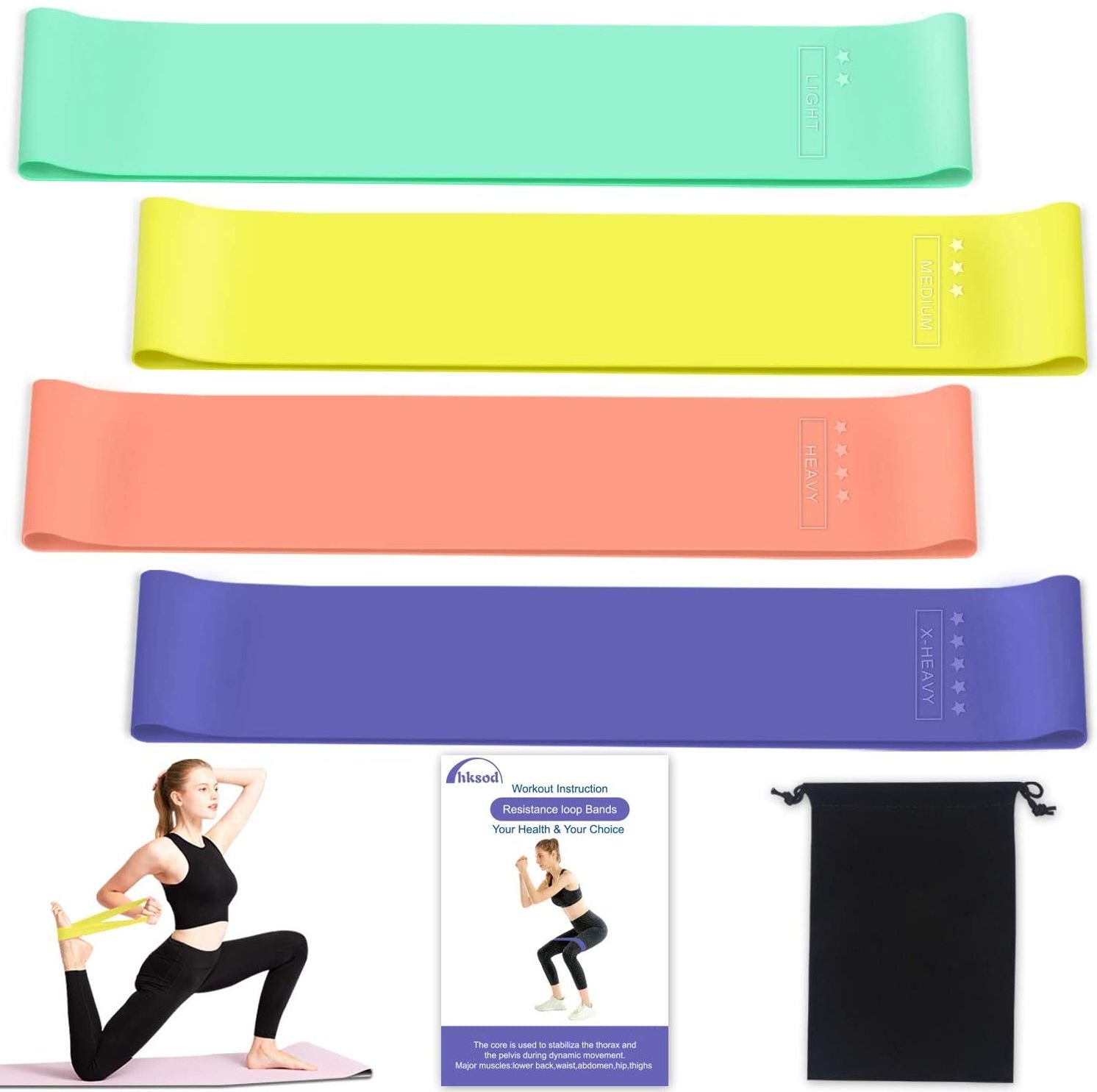 Supply  latex body building gym stretch Circular  Mini Loop Bands Resistance Exercise Fitness Sports Equipment