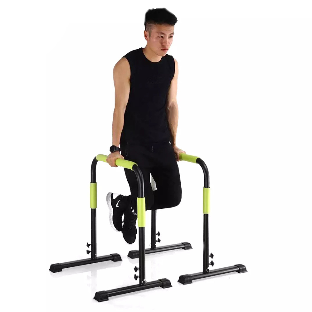 Top Seller Cheap Customize Home Workout 440 Lbs Strength Training Adjustable Dip Bars Dip Station