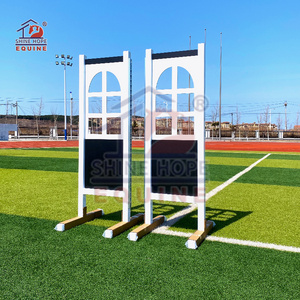 New design alu. jump stands show jump wing jump fence with PVC panel