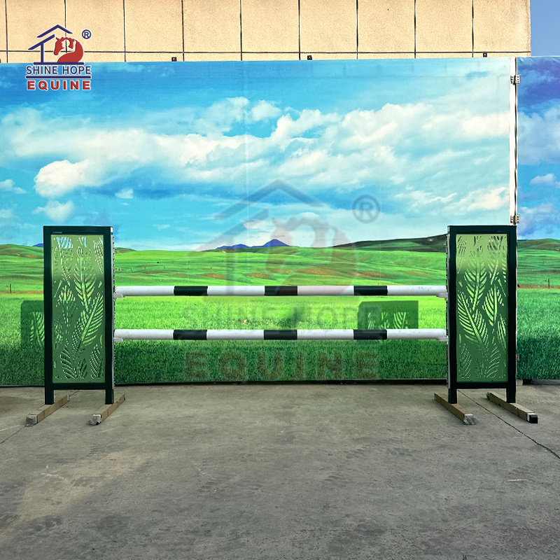 Aluminum functional jump obstacles show jump wing show jump fence with pvc panel