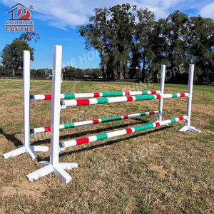 Show jumping courses used Aluminium Jump Stands for School Jumps