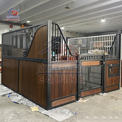 Portable Bamboo Powder Coated Horse Box Horse Stable Horse Stalls